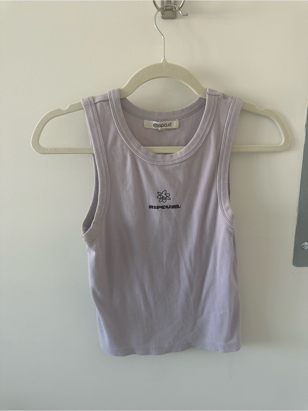 Rip Curl Lilac Ribbed Tank Top